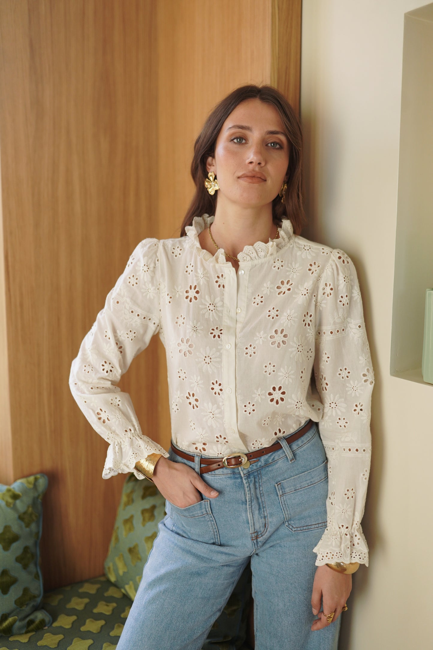 Blouse Colette - Broderie anglaise