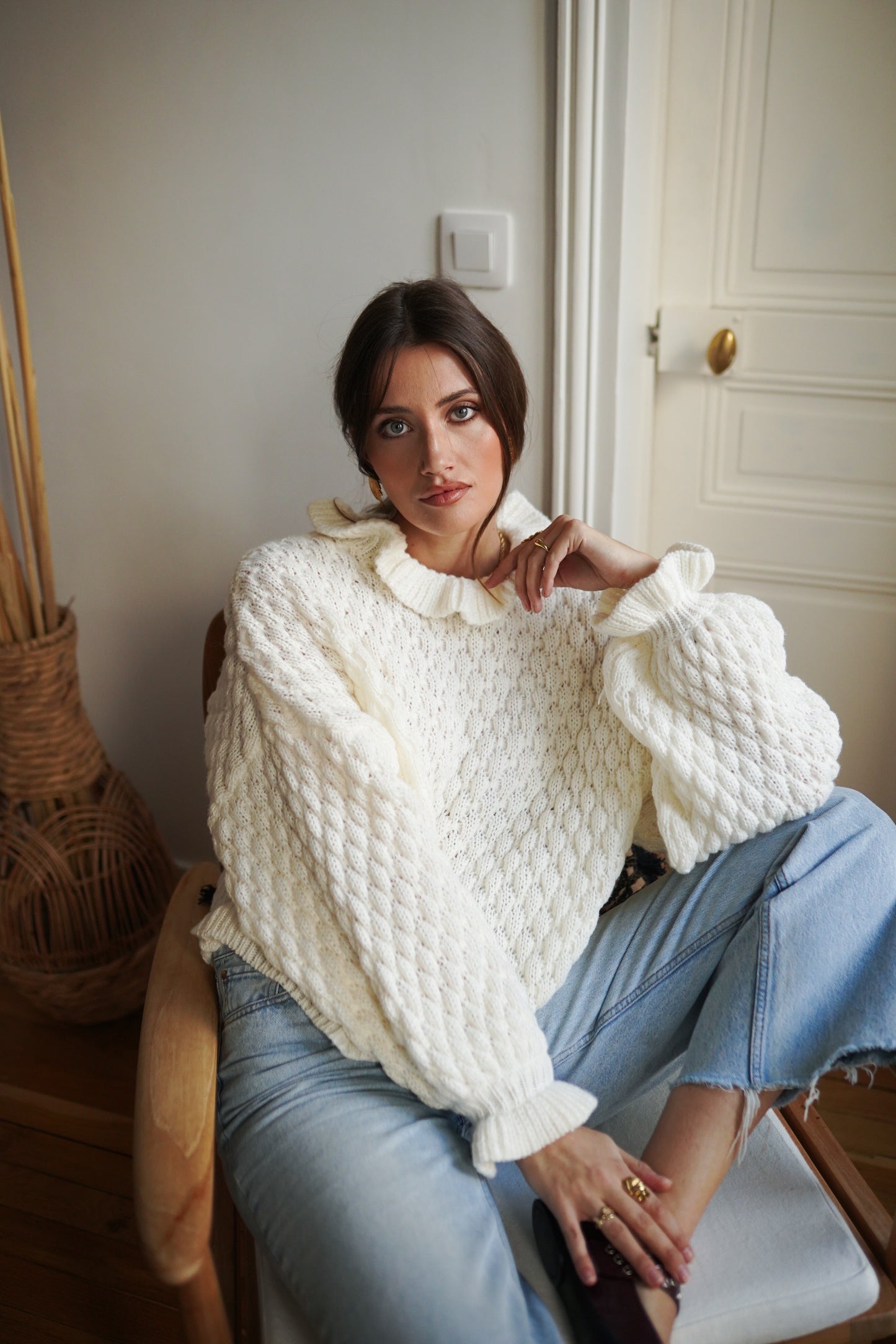 Pull Joséphine – Maille Écrue
