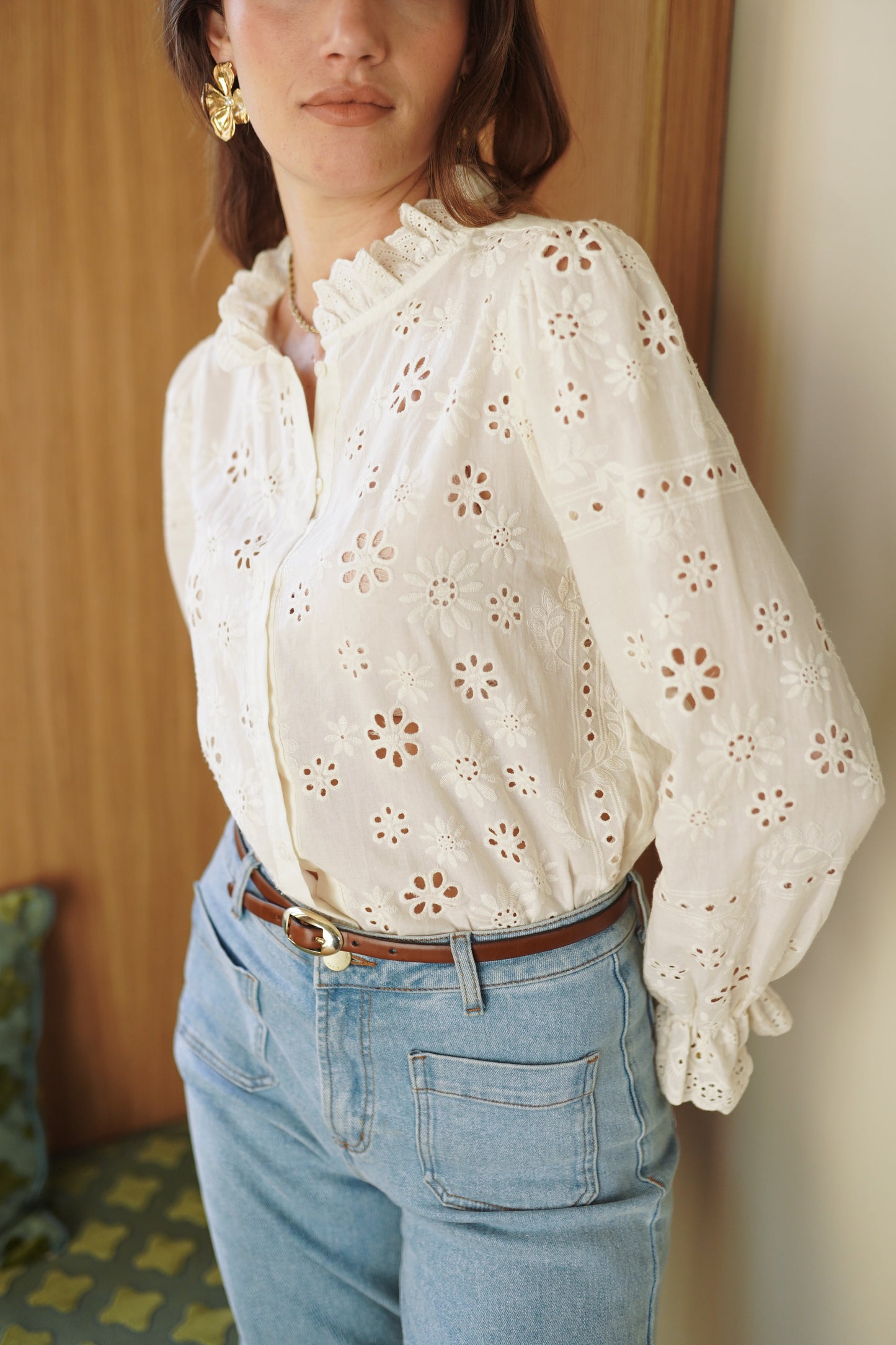 Blouse Colette - Broderie anglaise