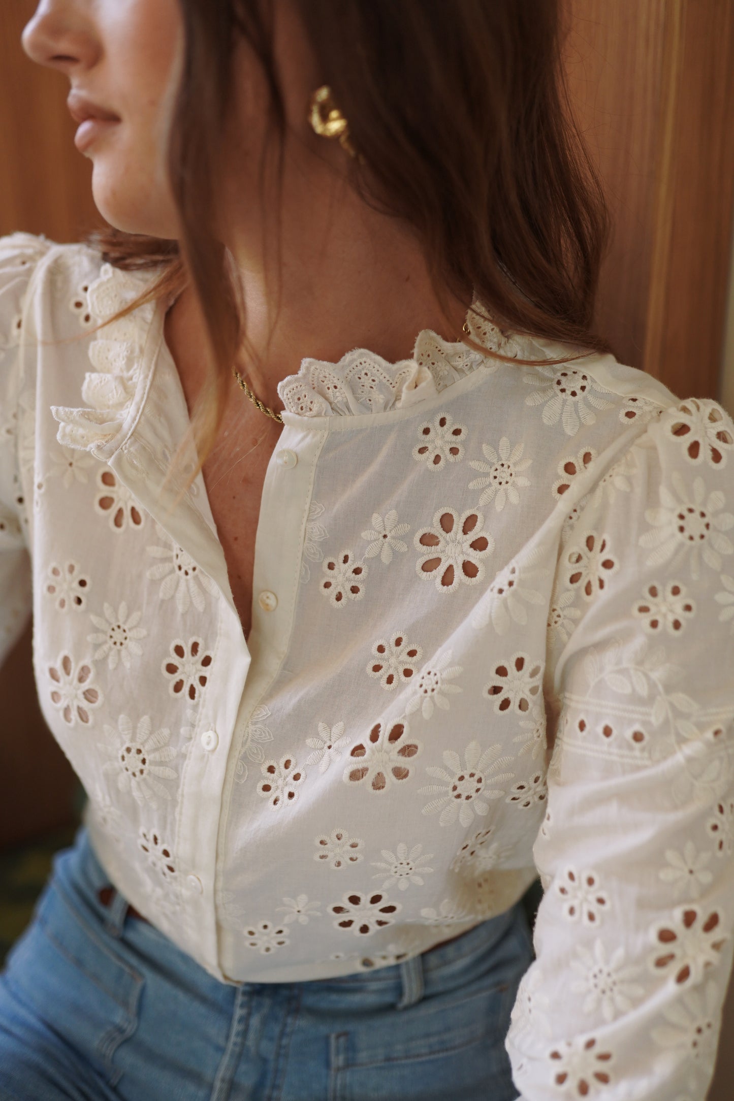 Blouse Colette - Broderie anglaise