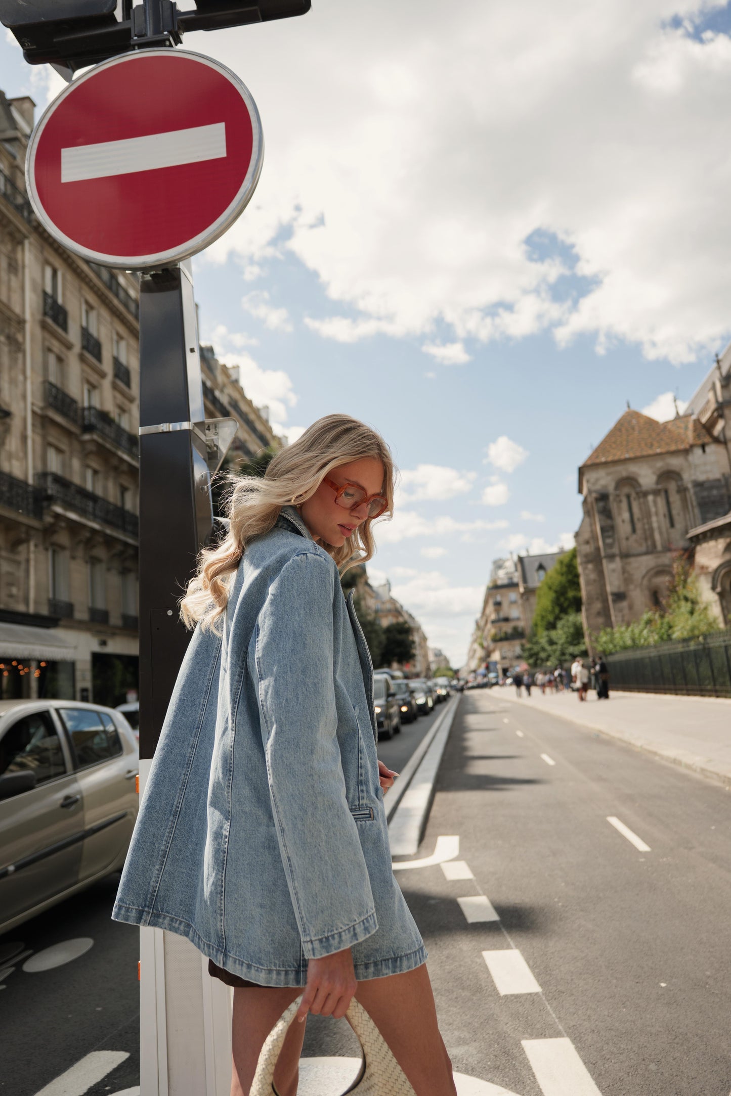 Veste Waverly - Coupe Blazer en jean