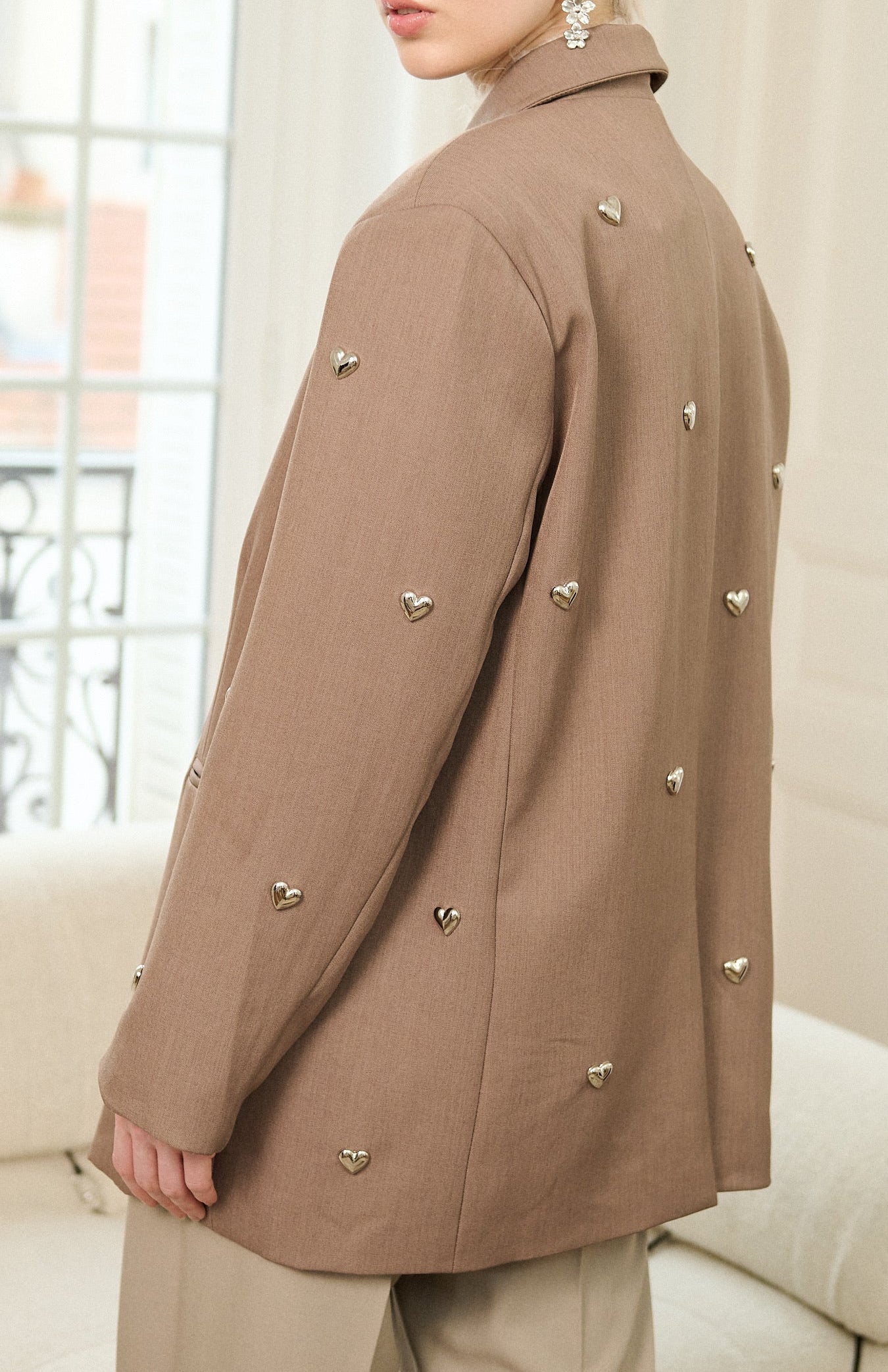 Blazer Agathe - détail coeur